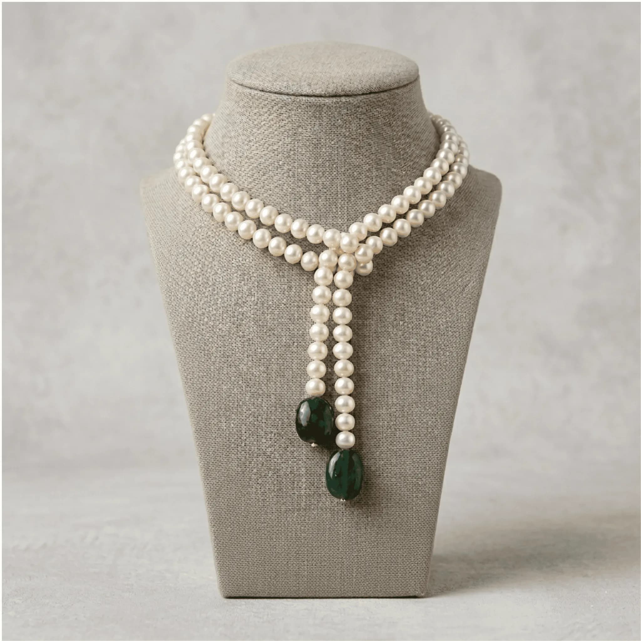 Why pearls — pearl detail in soft natural light