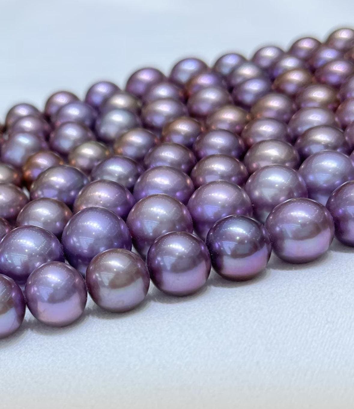 Soft lavender freshwater pearls