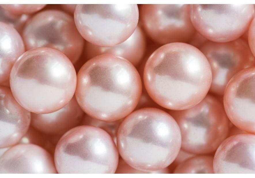 Naturally pink and peach pearls